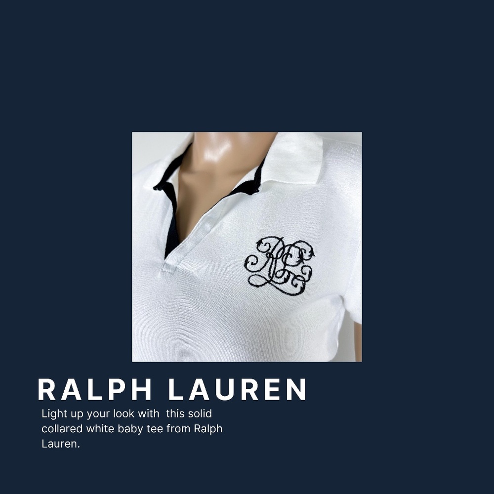 RALPH LAUREN, White Slim Fit Stretch Polo Shirt
